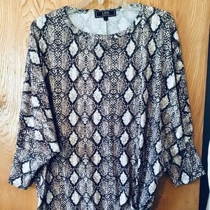 Lucky & Blessed Snake Print Tunic